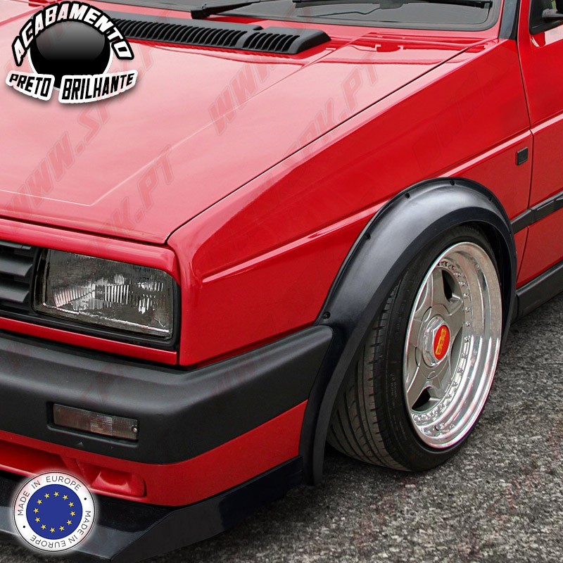 Kit 4 Alargamentos Plástico - VW Golf 2 / Jetta 2 (1983-1992)