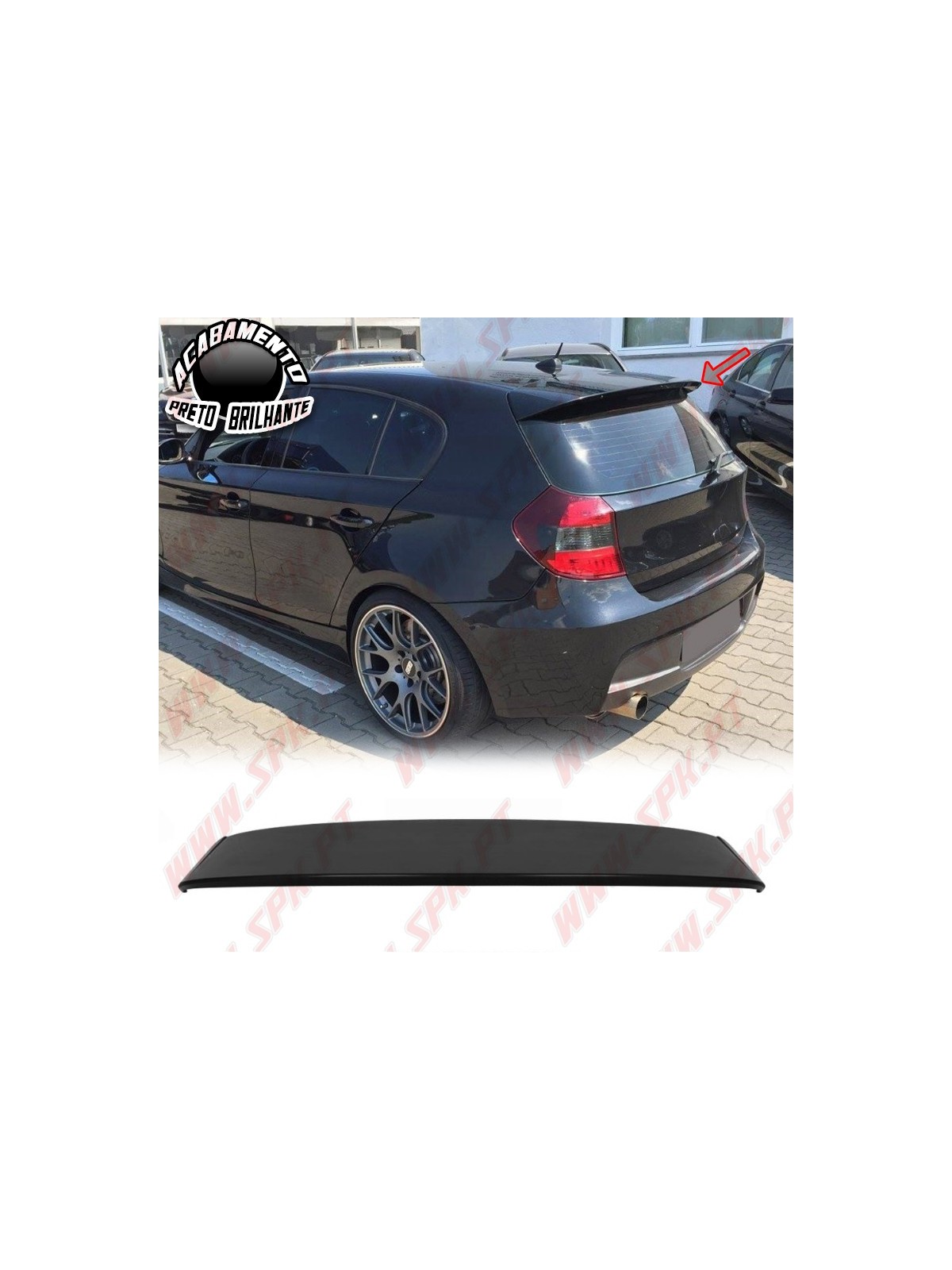 Aileron Traseiro Look Long-M - BMW E81 / E87 (2004-2011)