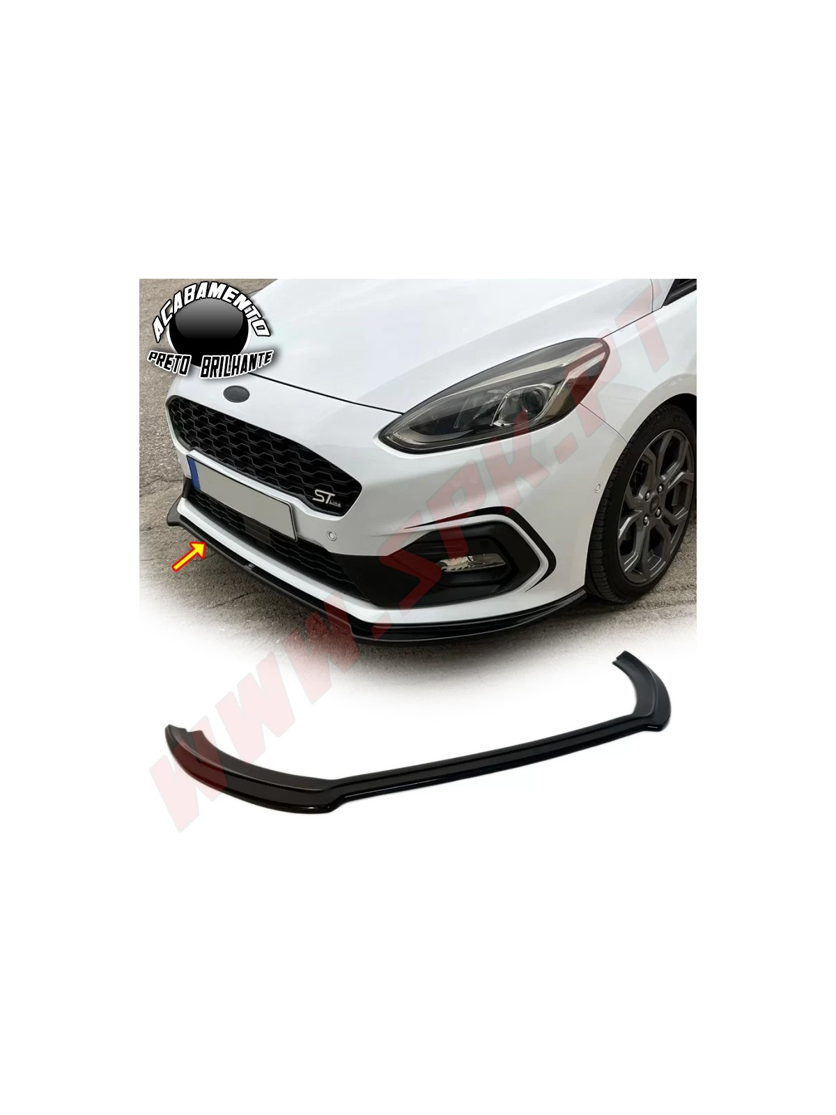 Lip Spoiler Frontal - Ford Fiesta 7 ST / ST-Line (2017-2021) Lip Spoiler Frontal - Ford Fiesta 7 ST / ST-Line (2017-2021)