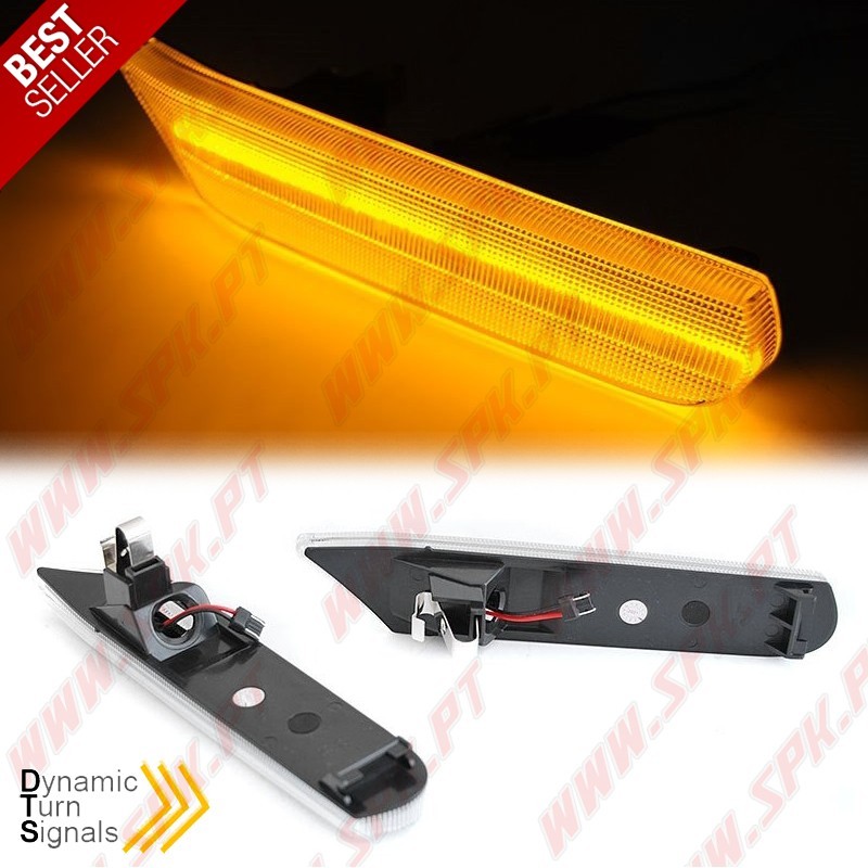 Piscas Laterais LED Dynamic / Smoke - Porsche 911 996 / Boxster 986 (1996-2004)