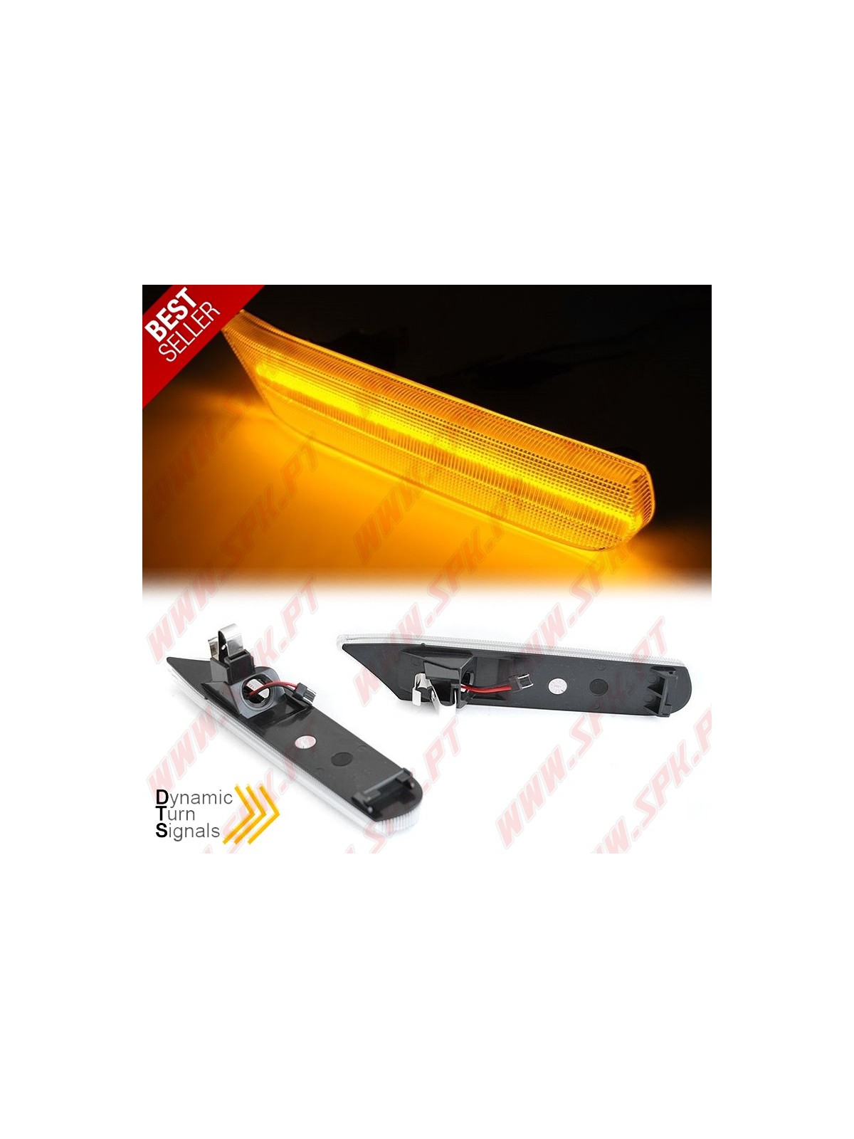 Piscas Laterais LED Dynamic / Smoke - Porsche 911 996 / Boxster 986 (1996-2004)