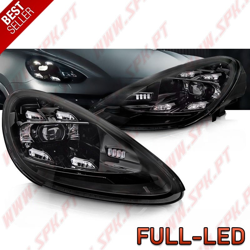 Faróis FULL-LED Black - Porsche Cayenne (2010-2015)