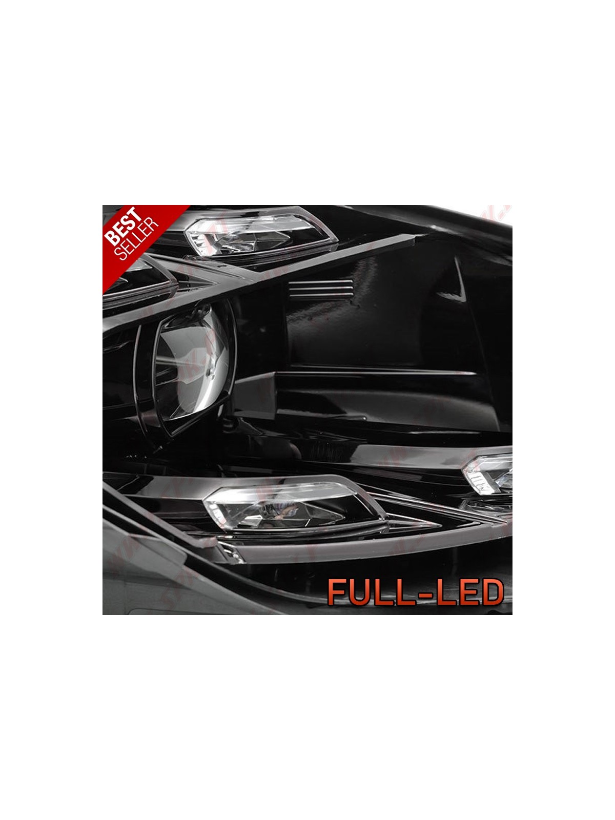 Faróis FULL-LED Black - Porsche Cayenne (2010-2015)