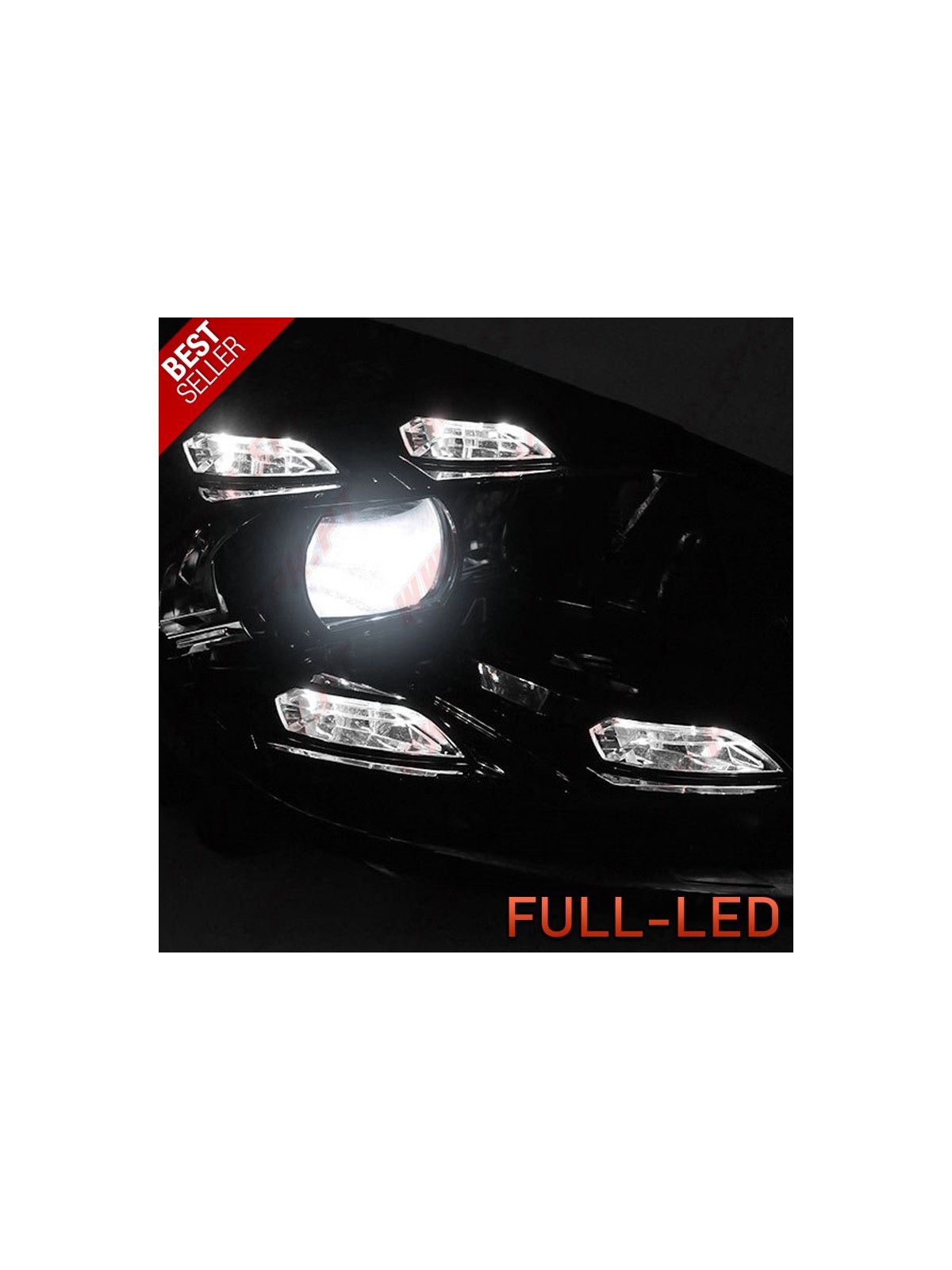 Faróis FULL-LED Black - Porsche Cayenne (2010-2015)