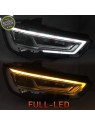 Faróis FULL-LED DRL Black - Audi A3 8V (2012-2016)