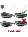Faróis FULL-LED DRL Black - Audi A3 8V (2012-2016)
