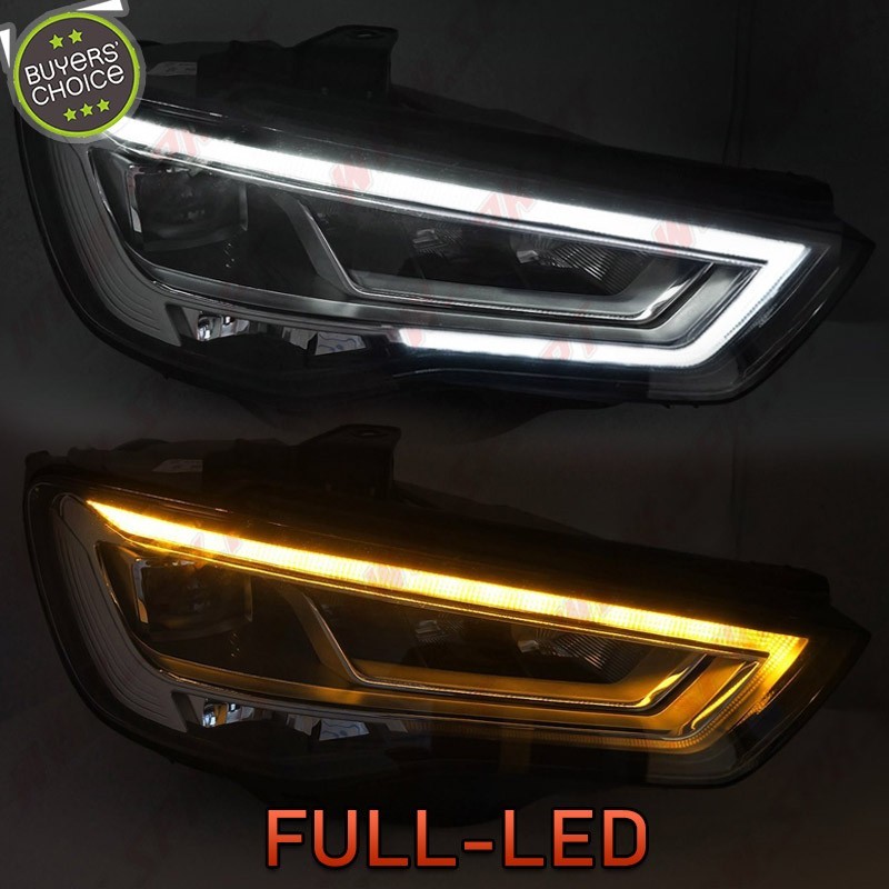 Faróis XENON FULL-LED DRL Black - Audi A3 8V (2012-2016)