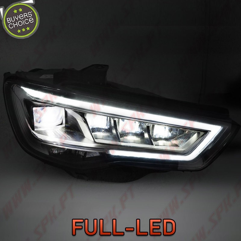 Faróis XENON FULL-LED DRL Black - Audi A3 8V (2012-2016)