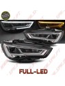 Faróis XENON FULL-LED DRL Black - Audi A3 8V (2012-2016)