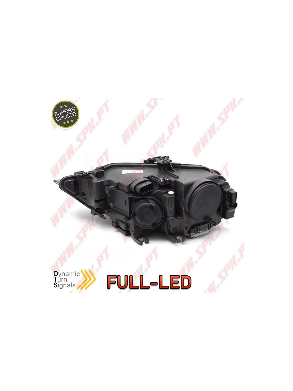 Faróis FULL-LED DRL Black - AUDI A4 B8 (2012-2015)