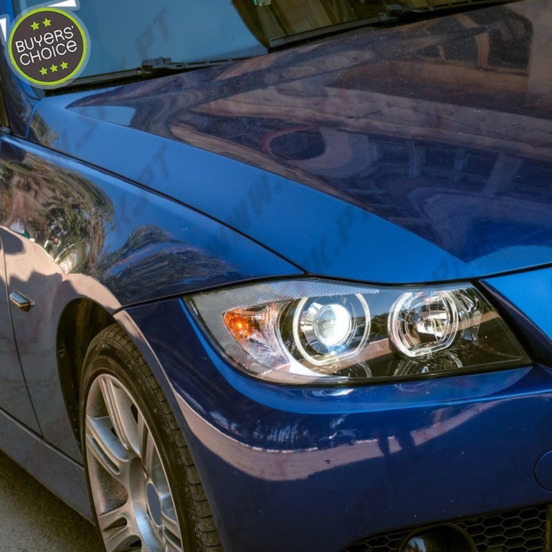 Faróis Angel Eyes / Black - BMW E90 / E91 (2005-2011)