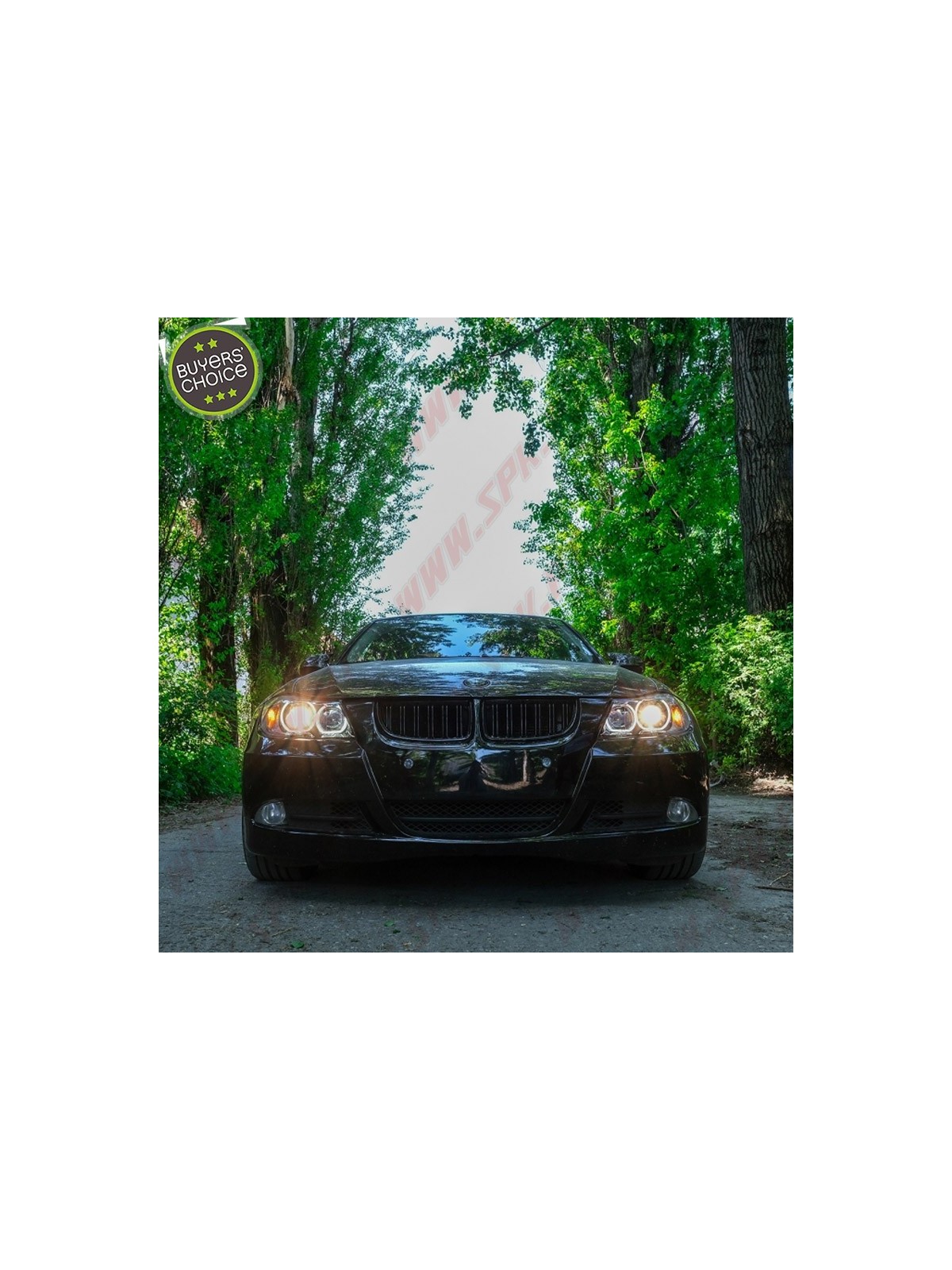 Faróis Angel Eyes / Black - BMW E90 / E91 (2005-2011)