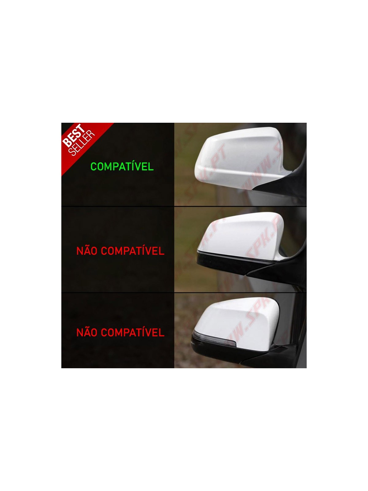 Capas de Espelhos Look M - BMW F10 / F11 (2010-2013)