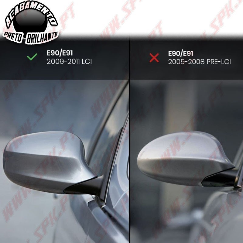 Capas de Espelhos Look M - BMW E90 / E91 LCI (2009-2011)