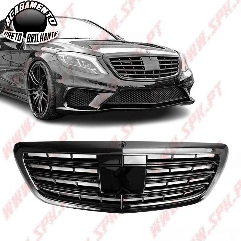 Grelha Frontal Look S65 Black - Mercedes W222 (2013-2020)