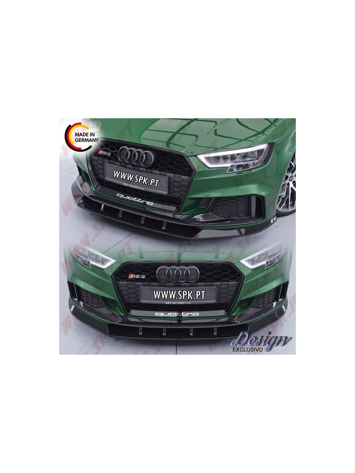 Lip Spoiler Frontal Audi RS3 8V (2016-)