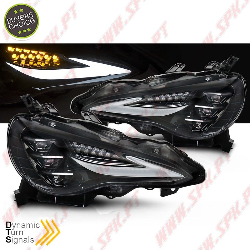 Faróis FULL-LED Black - Toyota GT86 (2016-2021)
