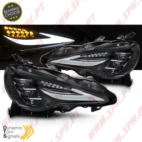 Faróis FULL-LED Black - Toyota GT86 (2016-2021)