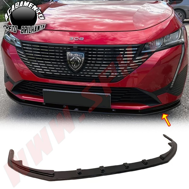 Lip Spoiler Frontal - Peugeot 308 MK3 (2021-) Lip Spoiler Frontal - Peugeot 308 MK3 (2021-)