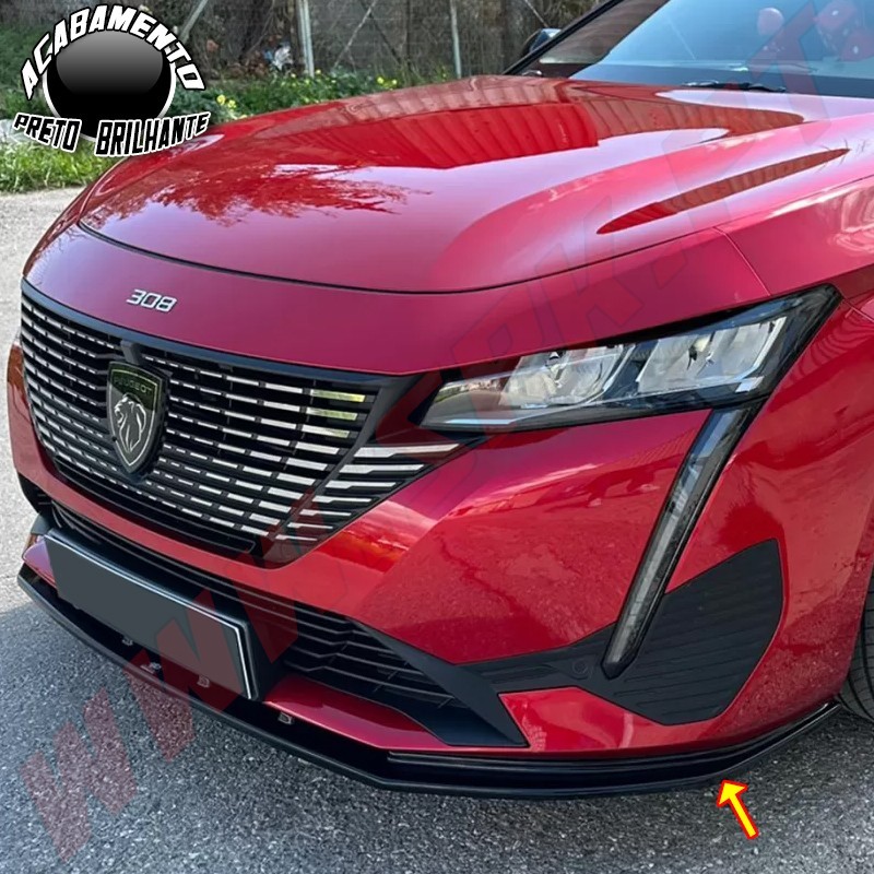 Lip Spoiler Frontal - Peugeot 308 MK3 (2021-) Lip Spoiler Frontal - Peugeot 308 MK3 (2021-)