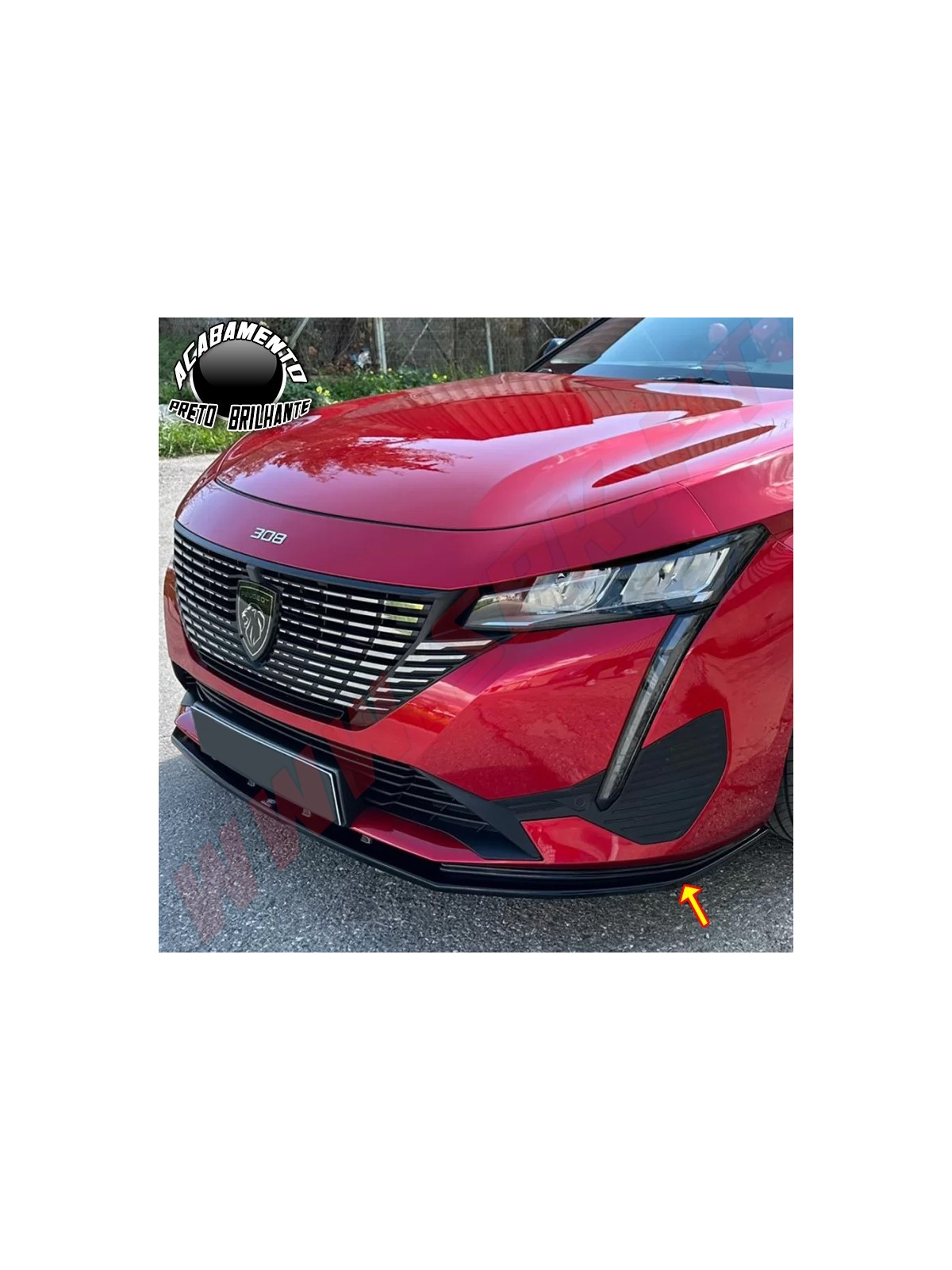 Lip Spoiler Frontal - Peugeot 308 MK3 (2021-) Lip Spoiler Frontal - Peugeot 308 MK3 (2021-)