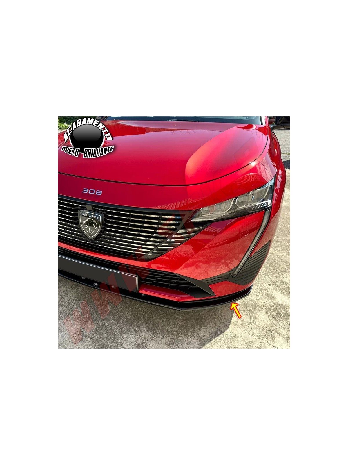 Lip Spoiler Frontal - Peugeot 308 MK3 (2021-) Lip Spoiler Frontal - Peugeot 308 MK3 (2021-)