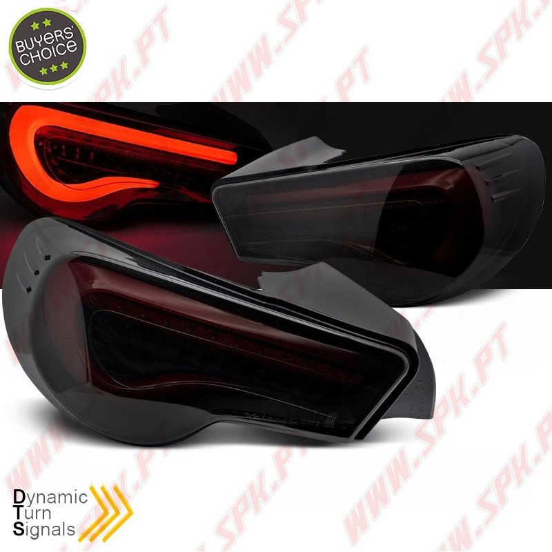 Farolins LED Dynamic Black+Smoke - Toyota GT86 (2012-2021)
