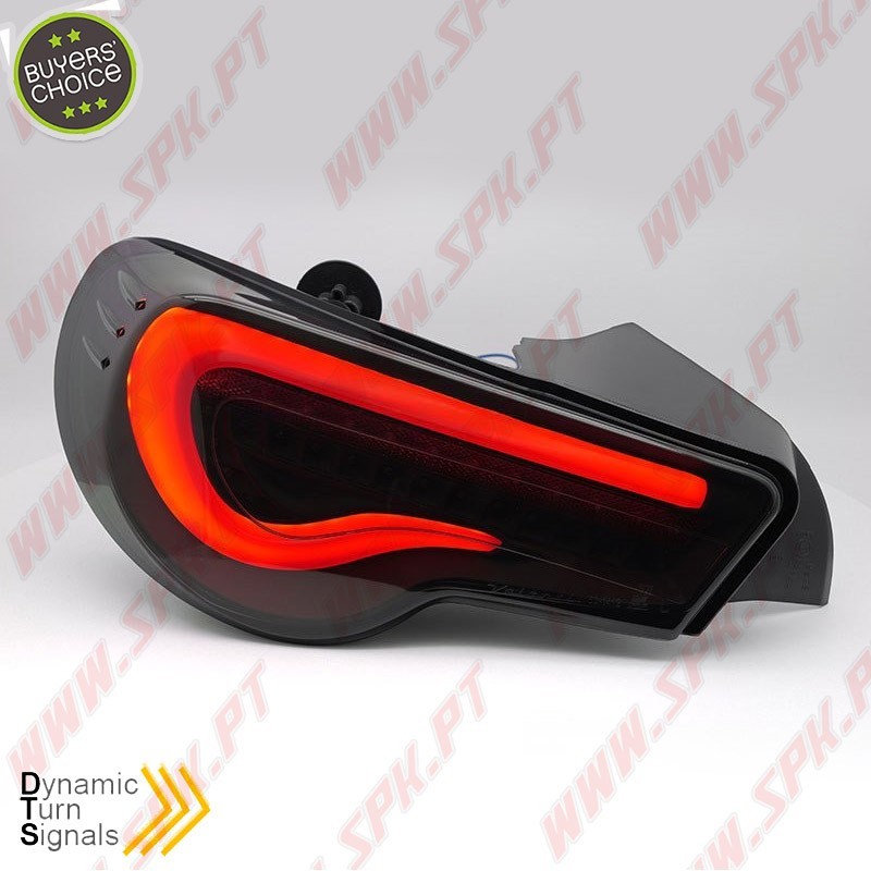 Farolins LED Dynamic Black+Smoke - Toyota GT86 (2012-2021)