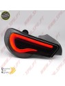 Farolins LED Dynamic Black+Smoke - Toyota GT86 (2012-2021)