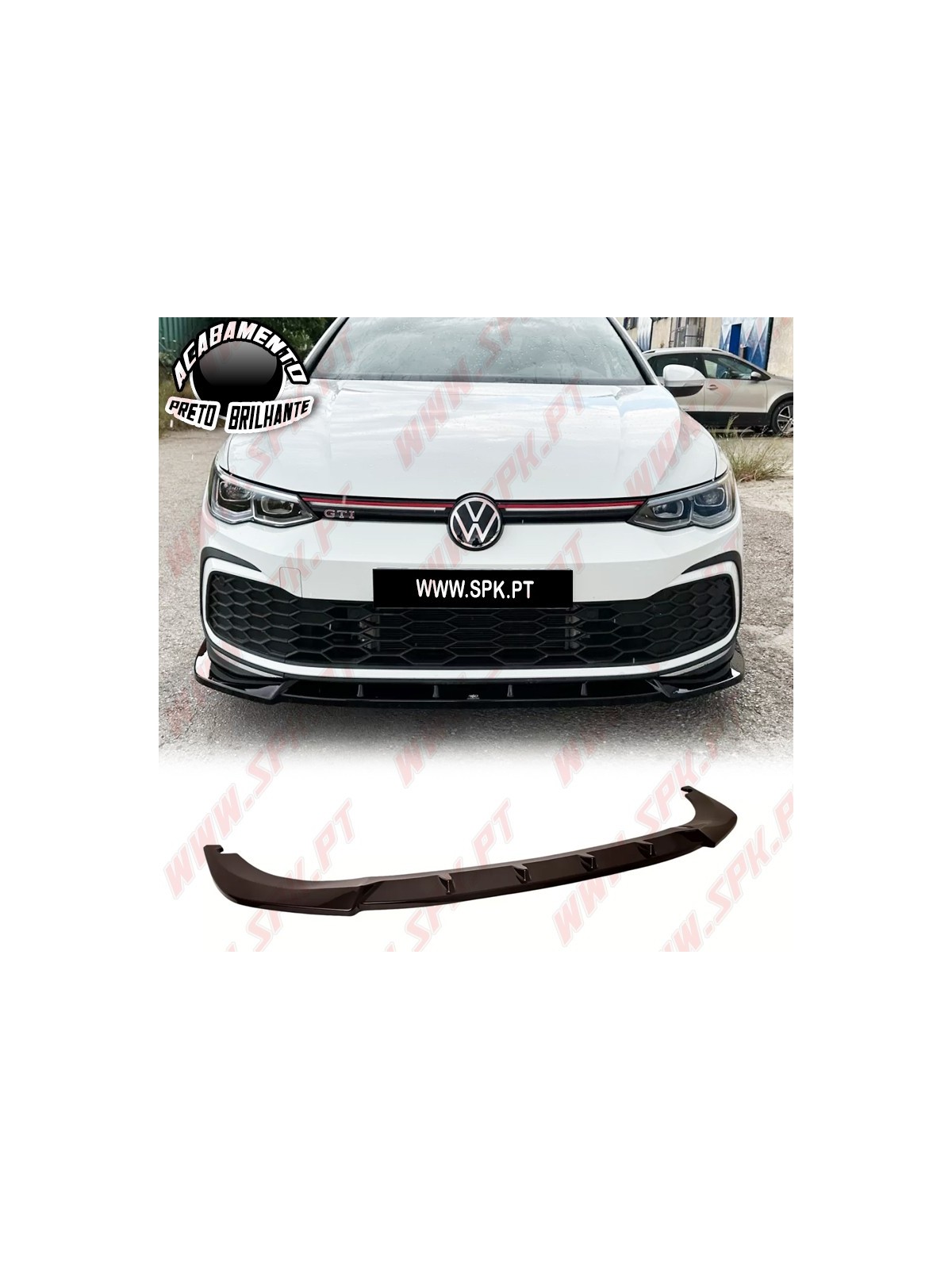 Lip Spoiler Frontal - VW Golf 8 GTI / R-Line (2019-) Lip Spoiler Frontal - VW Golf 8 GTI / R-Line (2019-)