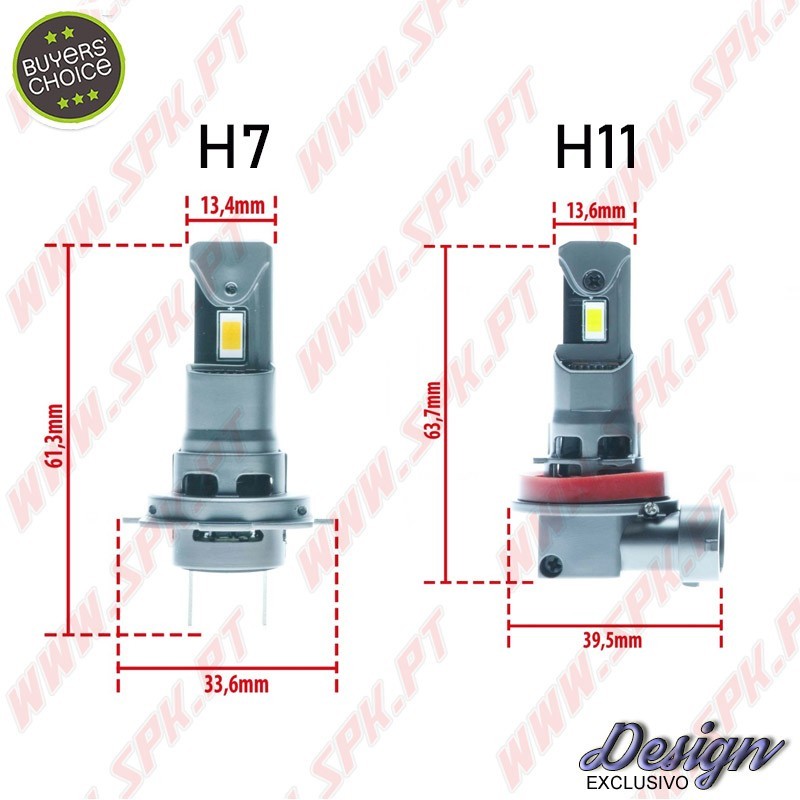 Kit 2 Lâmpadas LED EP Look Original - 4300K Clássico