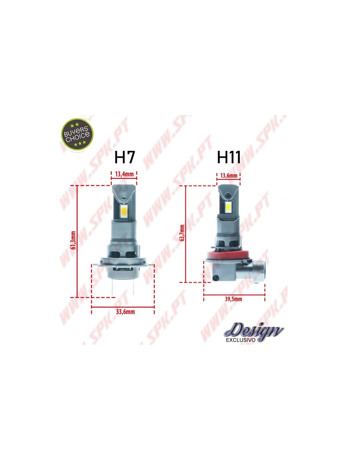 Kit 2 Lâmpadas LED EP Look Original - 4300K Clássico
