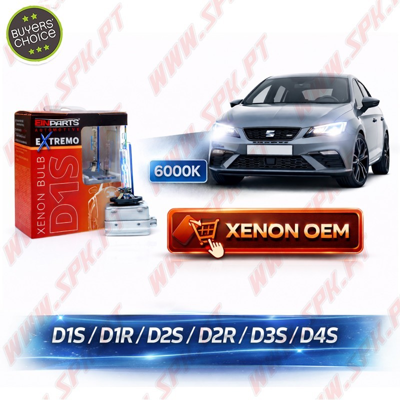 Pack 2 Lâmpadas Xenon OEM EP eXtremo - 6000K