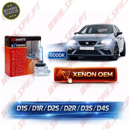 Pack 2 Lâmpadas Xenon OEM EP eXtremo - 6000K