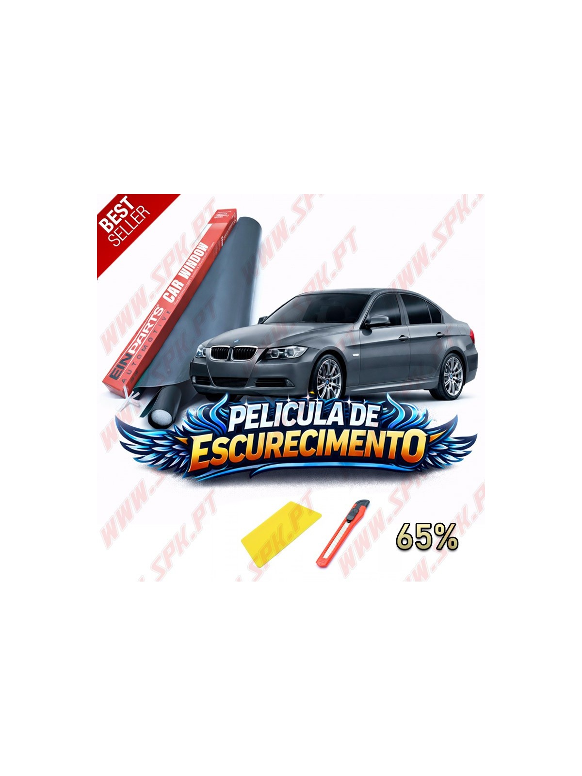 Pack Rolo Pelicula Escurecimento + Espátula + X-Acto - 65%