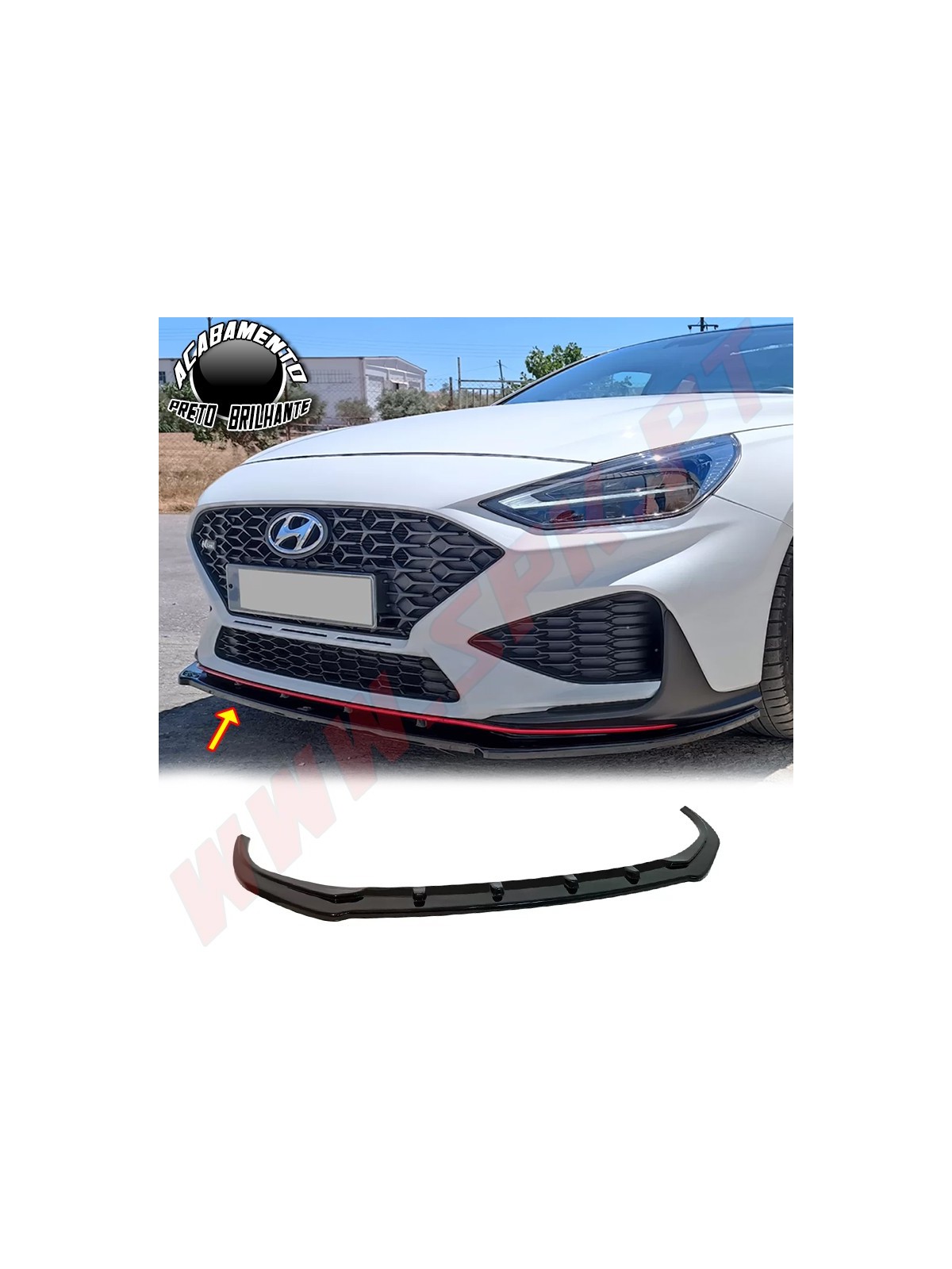 Lip Spoiler Frontal - Hyundai i30 N / N-Line (2020-) Lip Spoiler Frontal - Hyundai i30 N / N-Line (2020-)