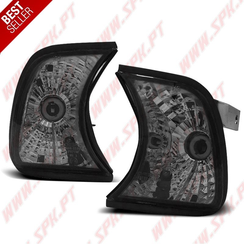 Piscas Frontais Cristal Smoke - BMW E34 Sedan / Touring (1988-1995)