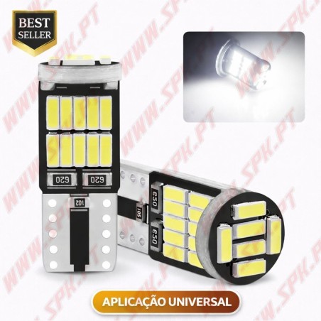 Kit 2 Lâmpadas LED T10 / W5W CANBUS - 6000K