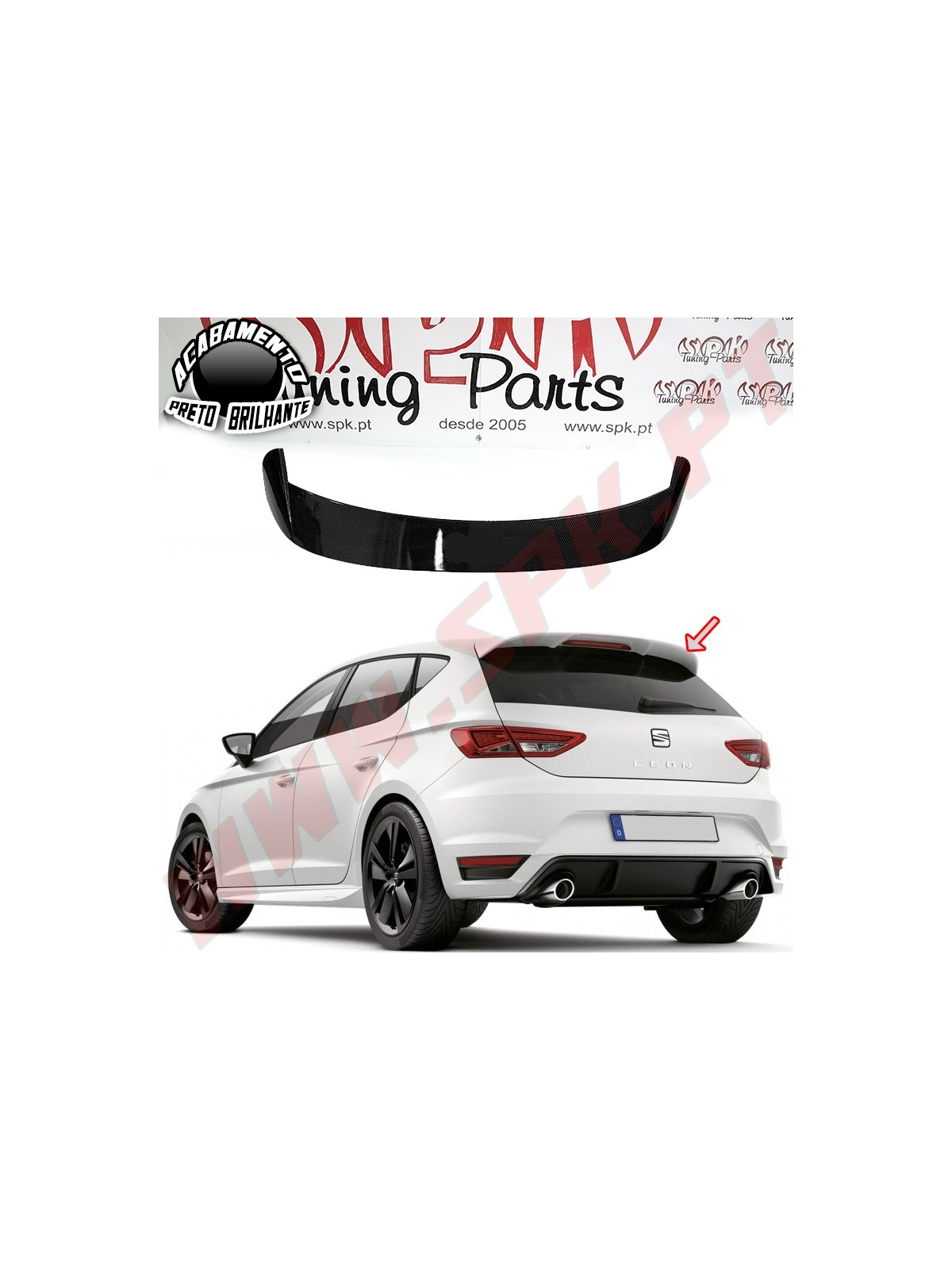 Aileron Traseiro - Seat Leon 5F (2012-2020)