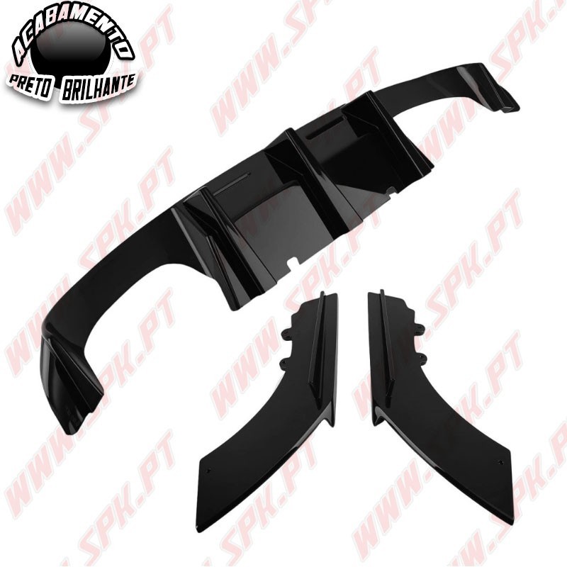 Difusor Traseiro Look WR - BMW M2 F87 (2016-2021)