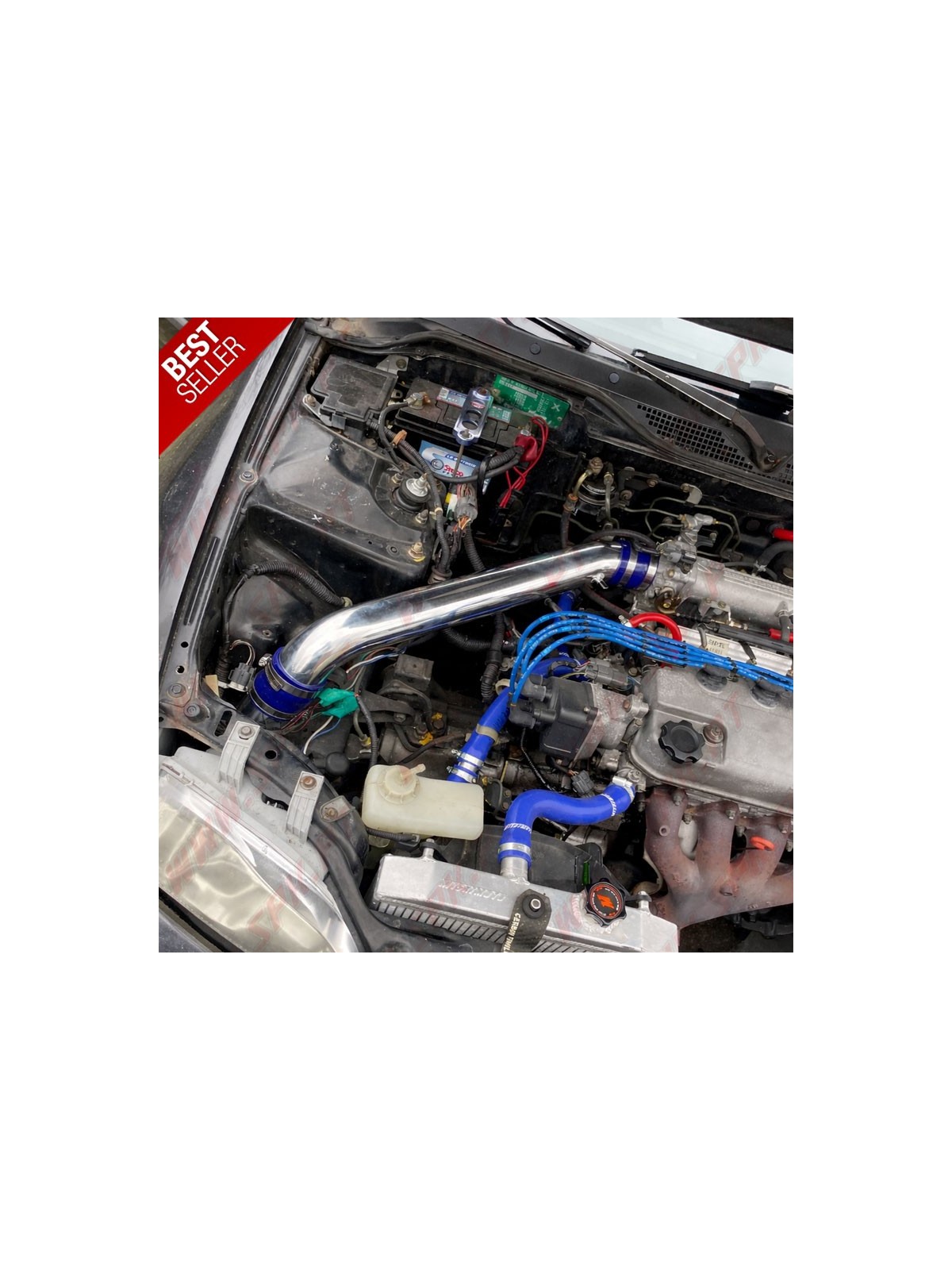 Kit Admissão Directa Long Cold-Air Honda Del Sol - Civic D15 / D16 / B16 (1991-1998)