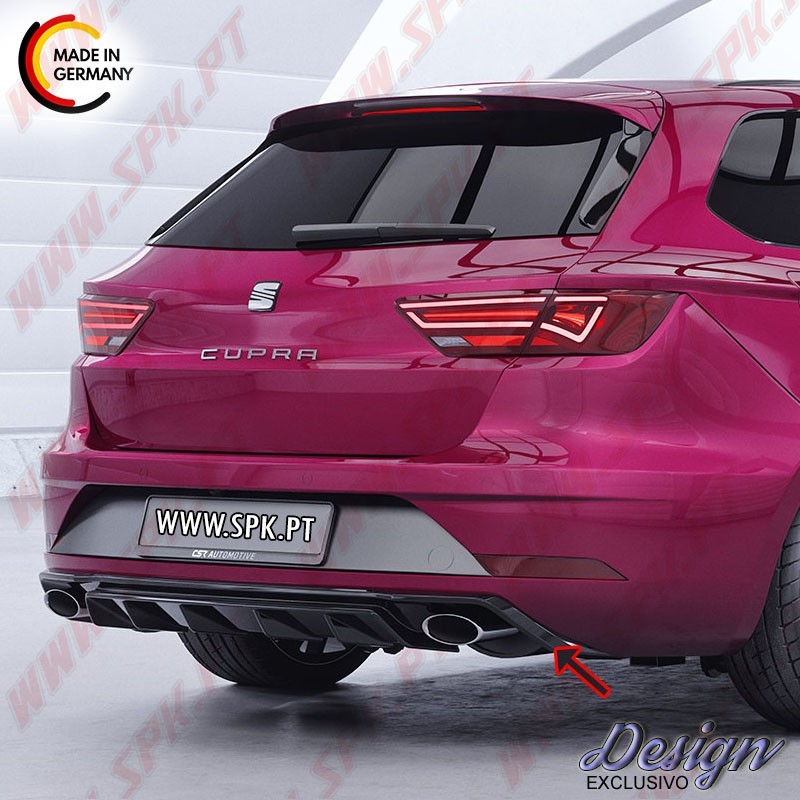 Difusor Traseiro - Seat Leon 5F ST - Cupra 300 (2018-2020)
