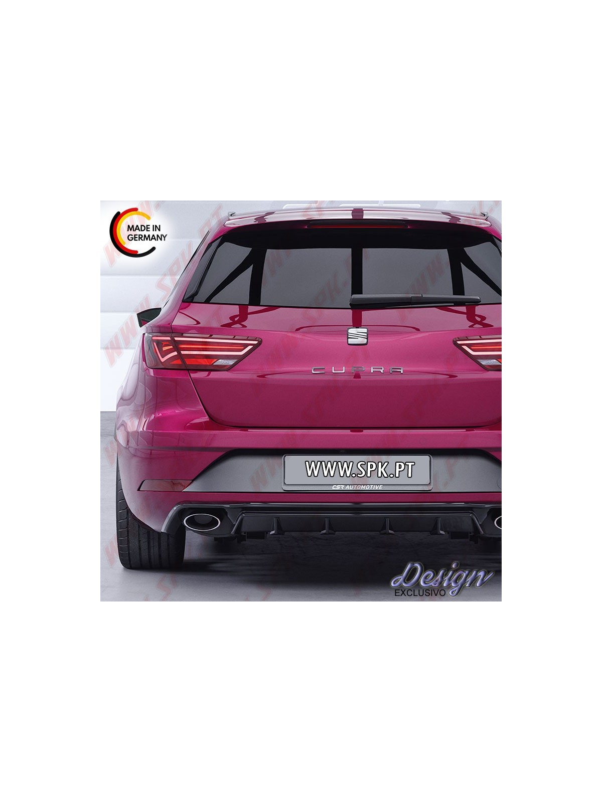 Difusor Traseiro - Seat Leon 5F ST - Cupra 300 (2018-2020)