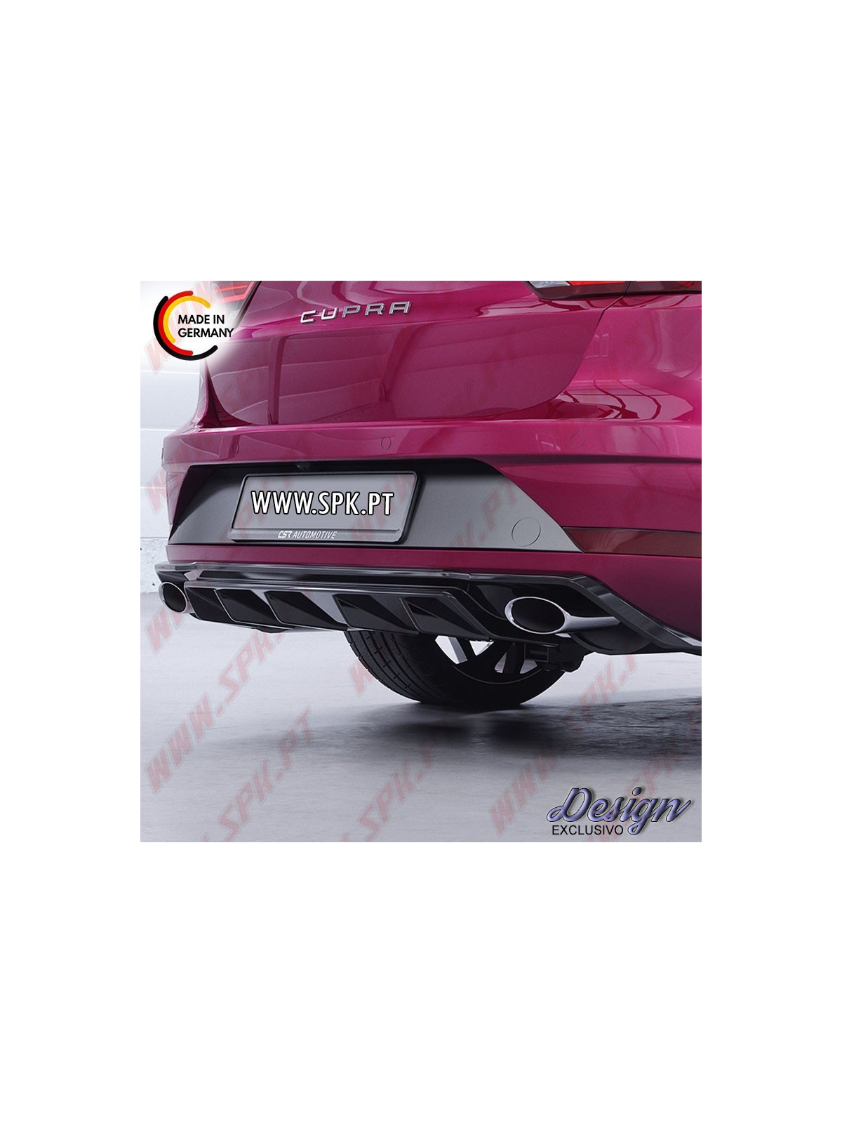 Difusor Traseiro - Seat Leon 5F ST - Cupra 300 (2018-2020)