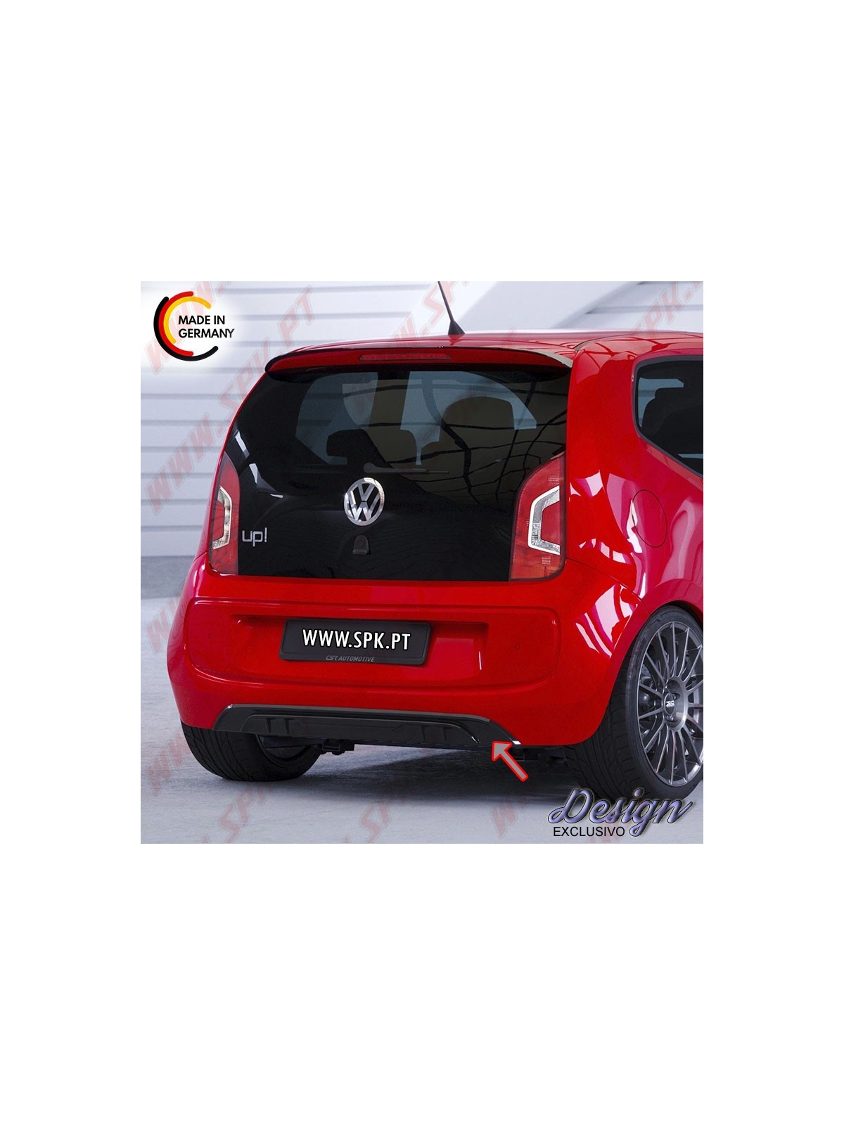 Difusor Traseiro - VW Up! / e-Up! "Base" (2011-2016)
