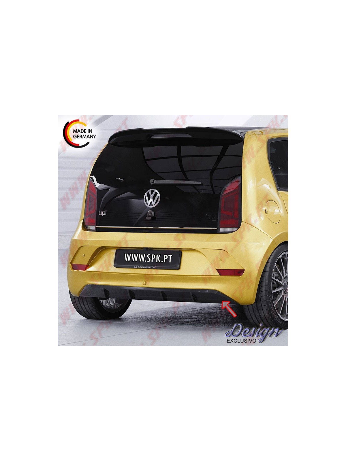 Difusor Traseiro - VW Up! / e-Up! Facelift (2016-)