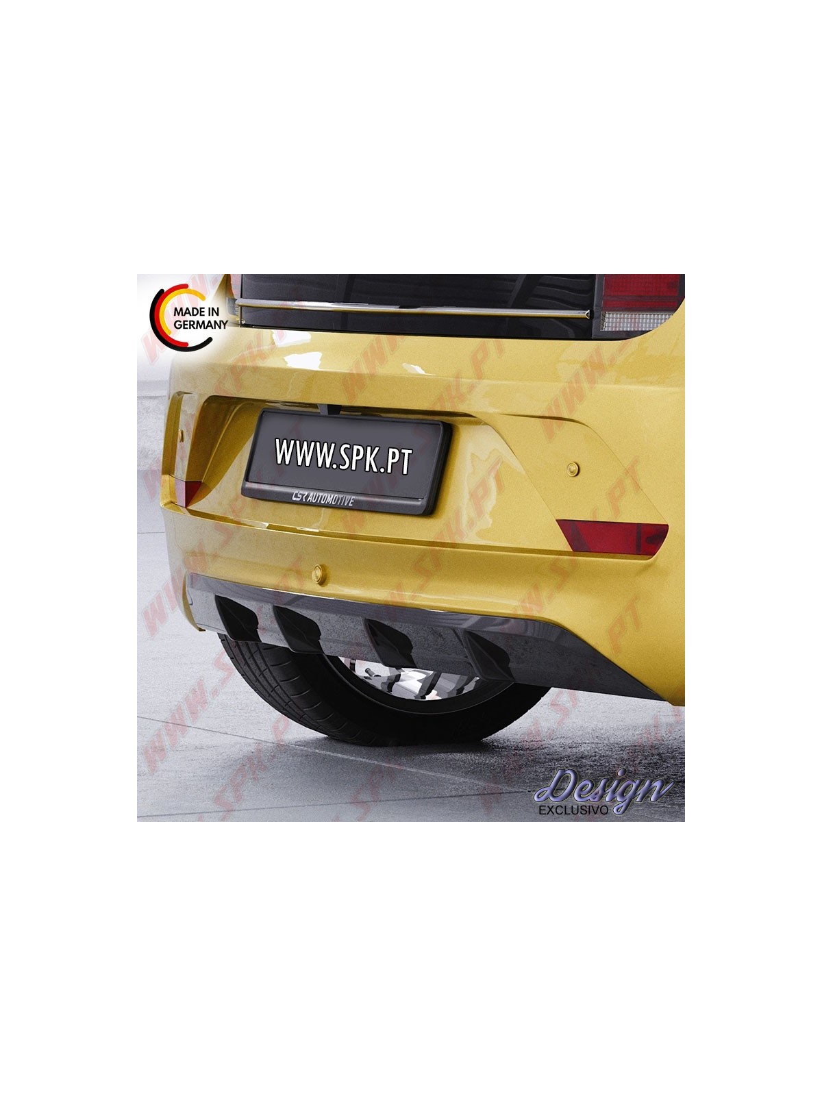 Difusor Traseiro - VW Up! / e-Up! Facelift (2016-)