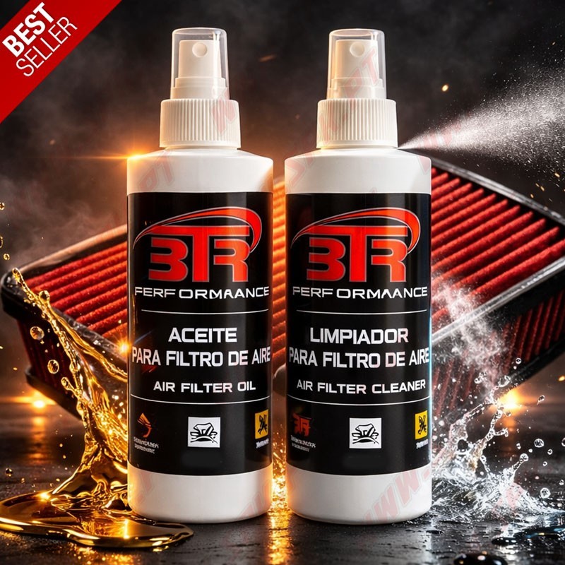 Kit de Limpeza para Filtros de Ar Laváveis - Competição