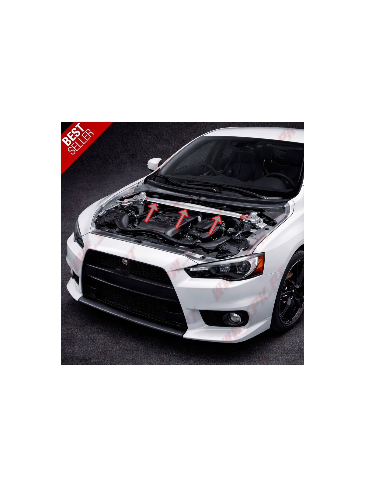 Barra de Reforço em Alúminio Black - BMW F20 / F21 (2011-2019)