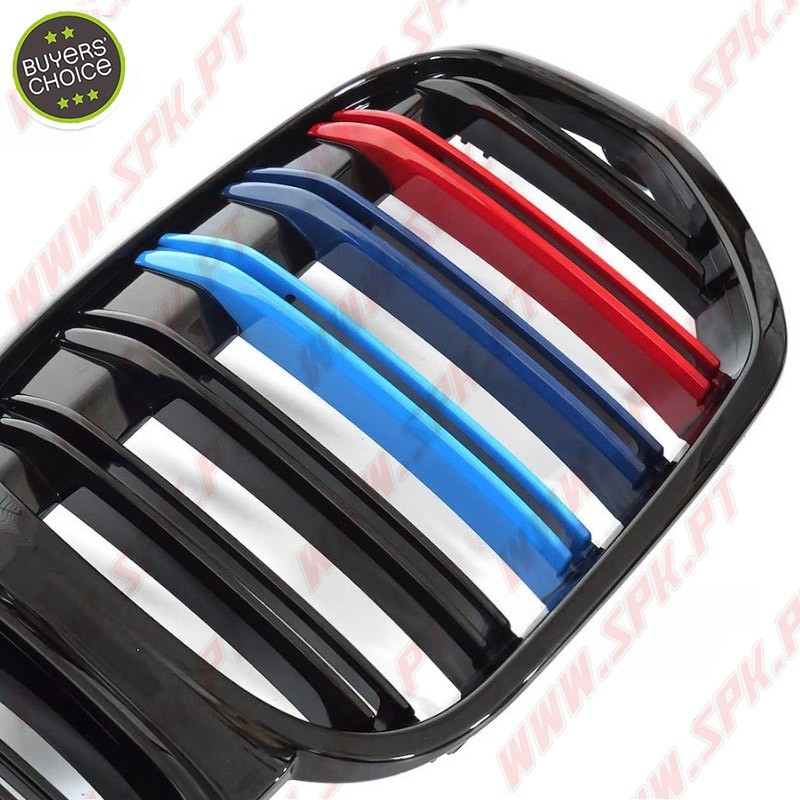 Grelhas Frontais Look M Tri-Color - BMW X1 F48 LCI (2020-2022)